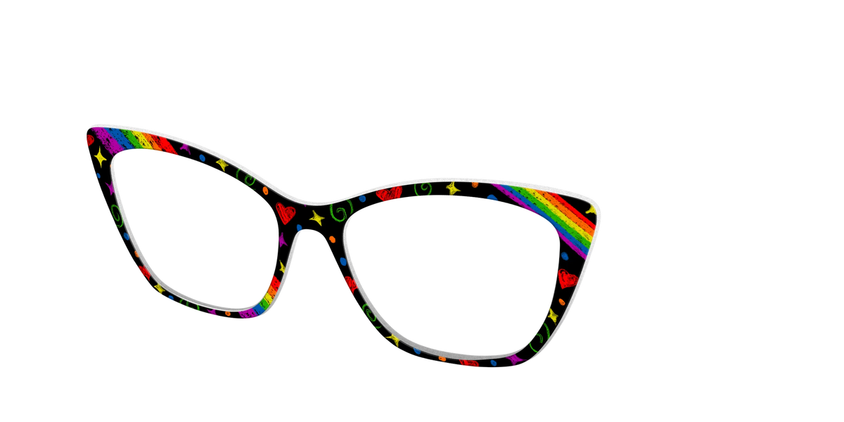 The Rainbow Chalk Doodles