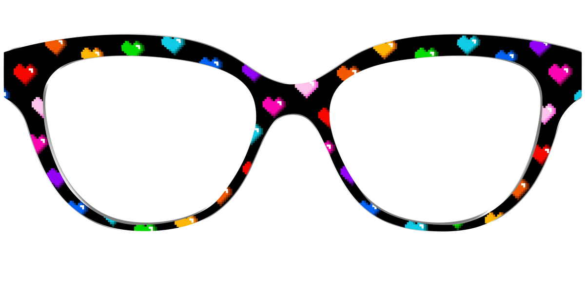 The 8-Bit Rainbow Hearts