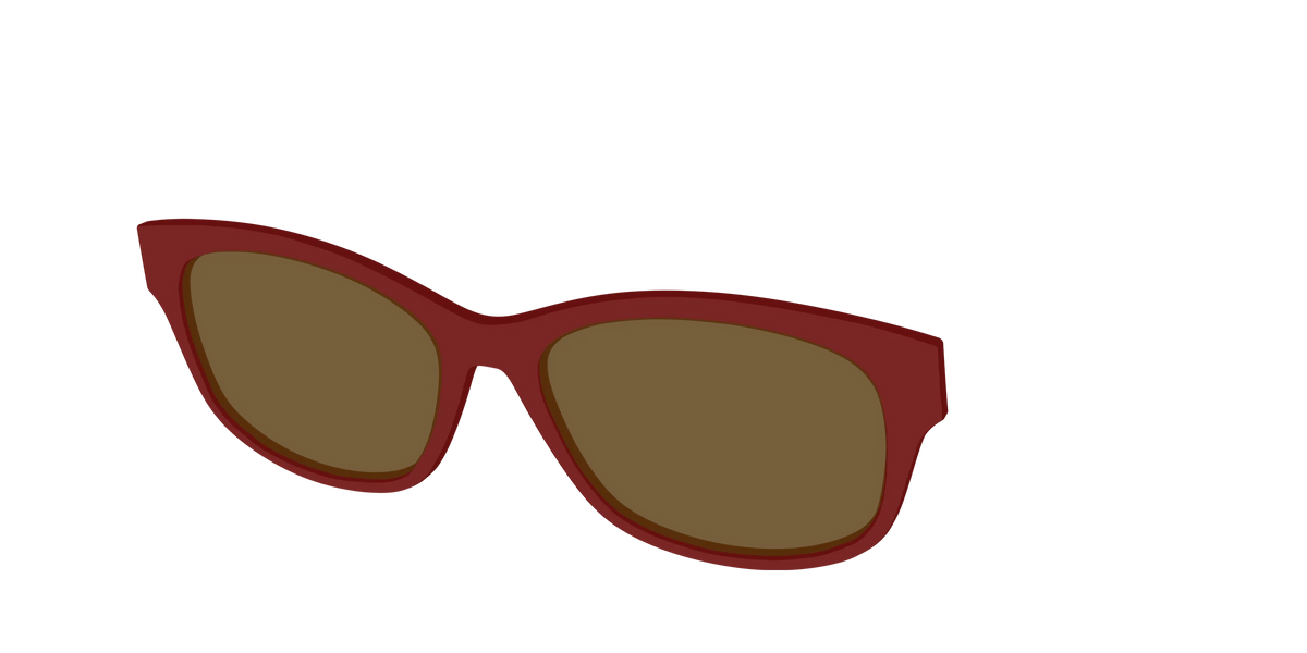 The Polarized Burgundy Sun Top
