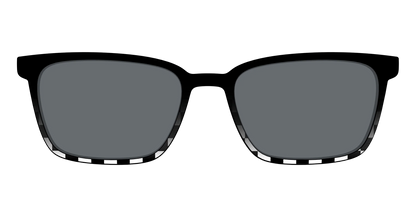 The Polarized Checkerboard Fade Sun Top
