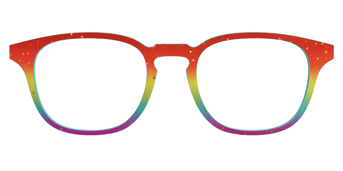 The Spectrum Gradient with Gold Flakes