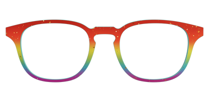 The Spectrum Gradient with Gold Flakes
