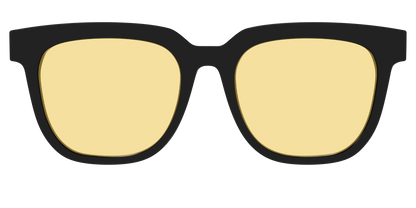 The Black With Citrine Yellow Lens