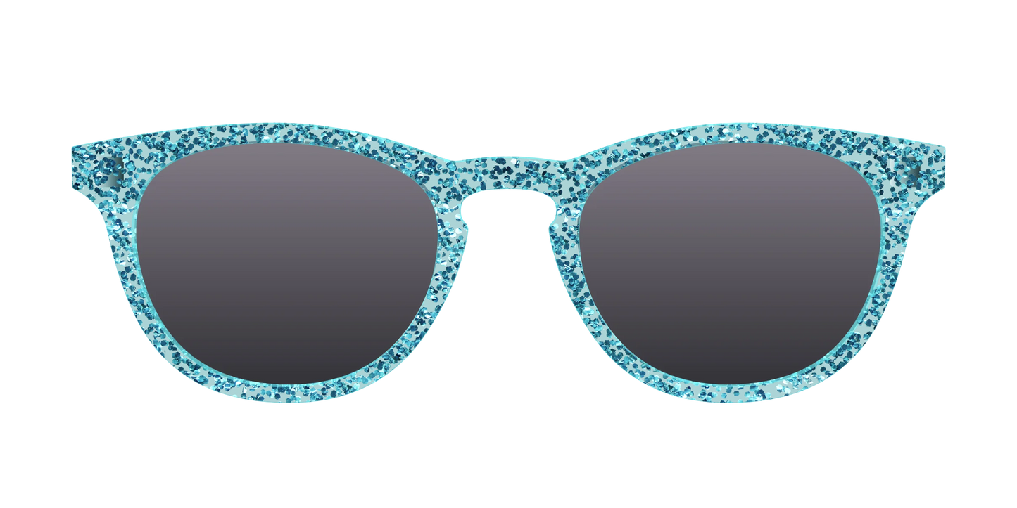 The Polarized Aquamarine Sparkle Sun Top