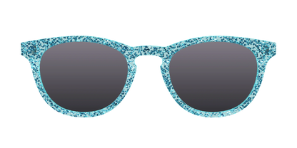 The Polarized Aquamarine Sparkle Sun Top