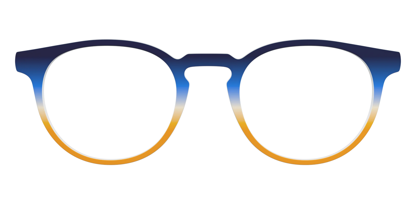 The Royal Blue to Gold Gradient