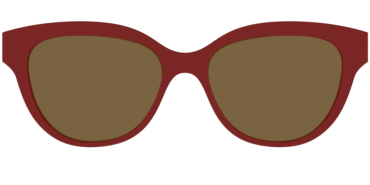The Polarized Burgundy Sun Top