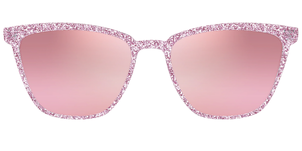 The Polarized Rose Gold Sparkle Sun Top