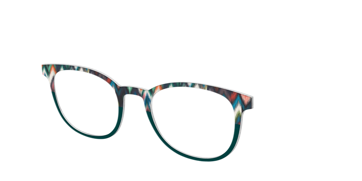 The Teal Ikat Split