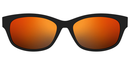 The Polarized Orange Reflective Sun Top