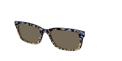 The Polarized Oasis Tortoise Split Sun Top