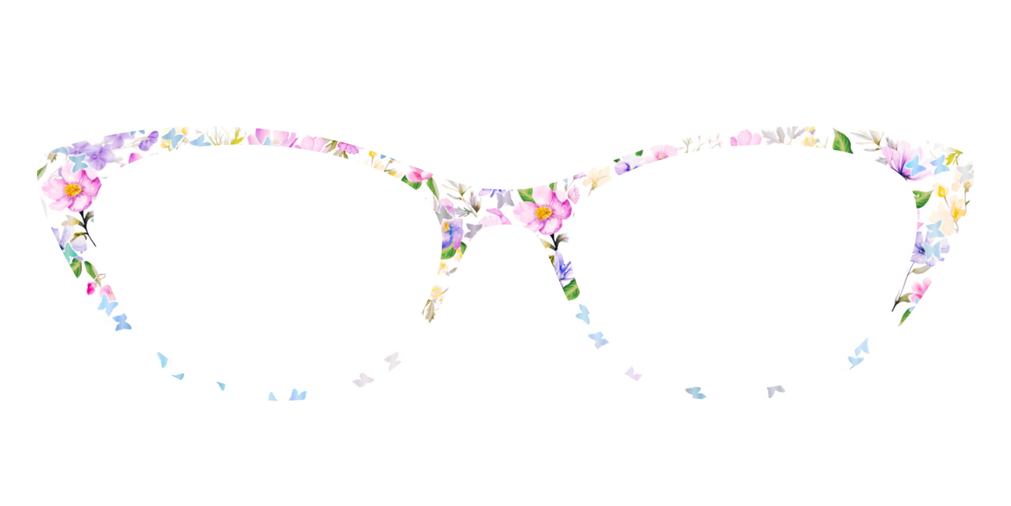The Delicate Flower Crown with Butterfly Glitter
