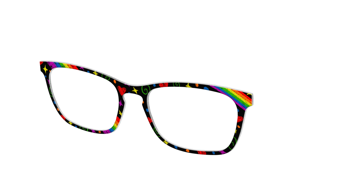 The Rainbow Chalk Doodles
