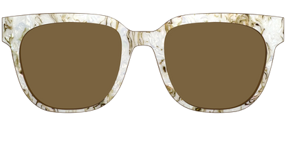 The Polarized Ivory Sand Pearl Shell Sun Top