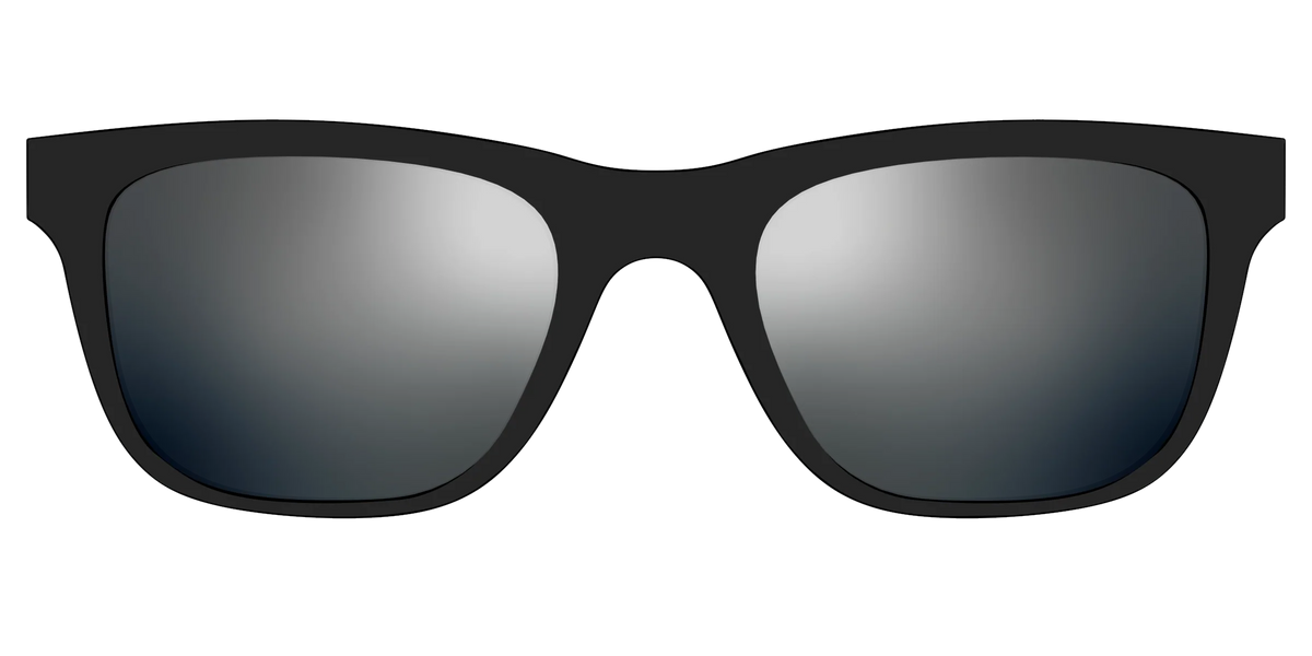 The Polarized Silver Reflective Sun Top