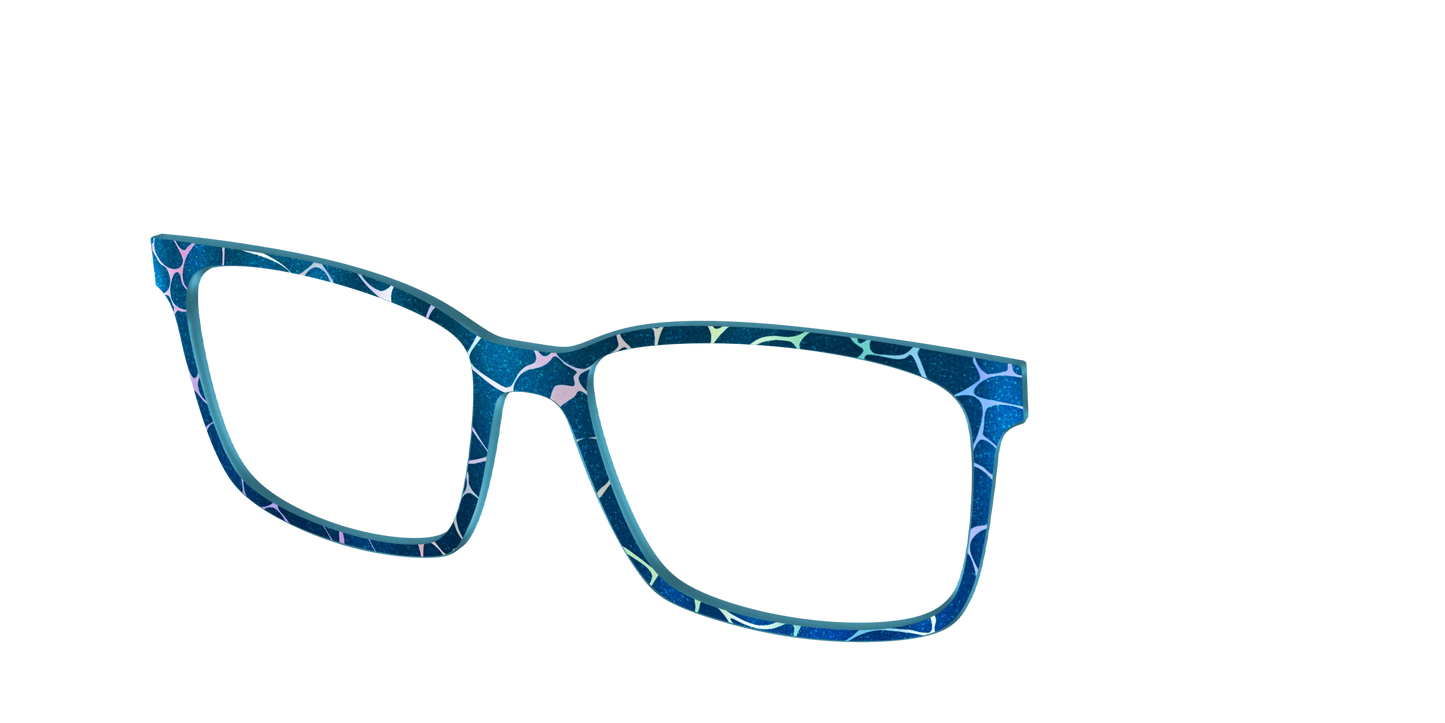 The Teal Shimmer Holographic Pool