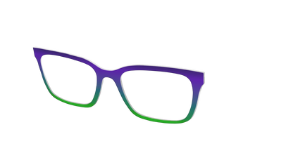 The Ultra Violet to Bright Green Gradient