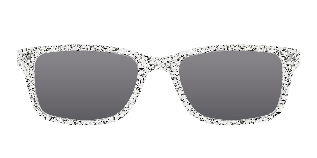 The Polarized Silver Sparkle Sun Top
