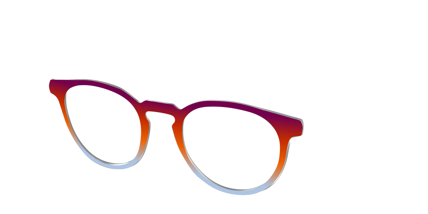 The Raspberry to Periwinkle Gradient