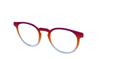 The Raspberry to Periwinkle Gradient