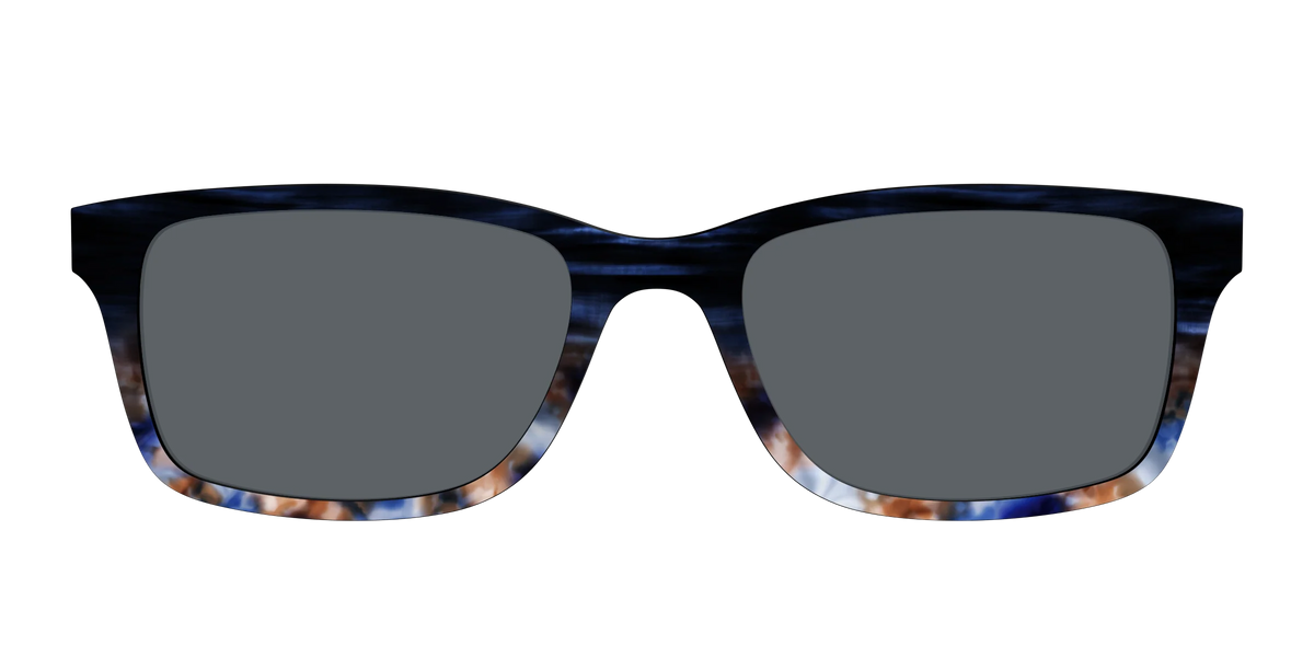 The Polarized Blue Horn Tortoise Sun Top