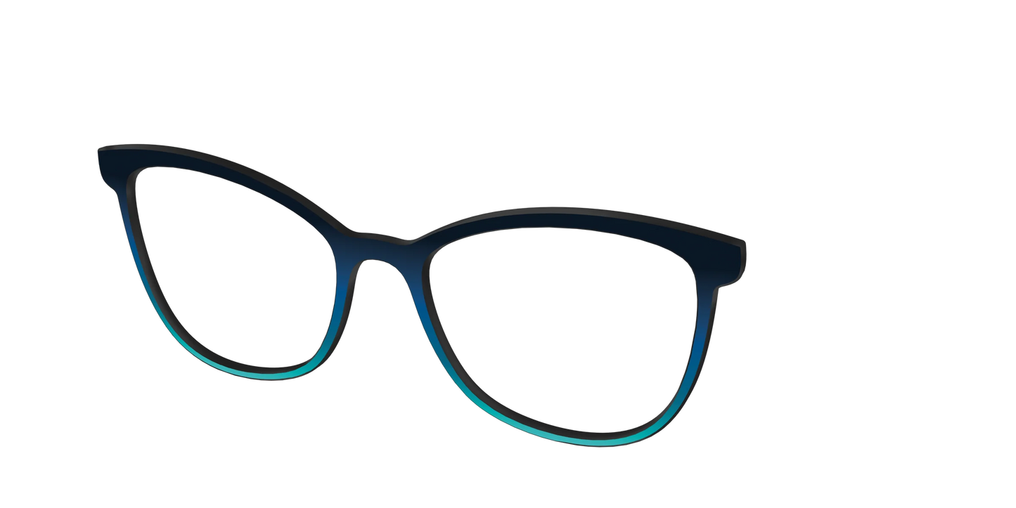 The Royal Blue to Seafoam Gradient