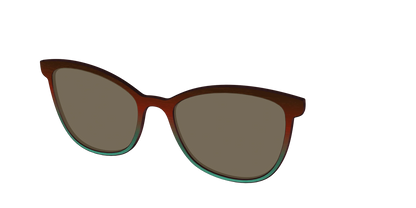 The Polarized Mahogany to Juniper Woodgrain Sun Top