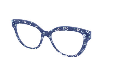 The Denim Heart Glitter Crystal