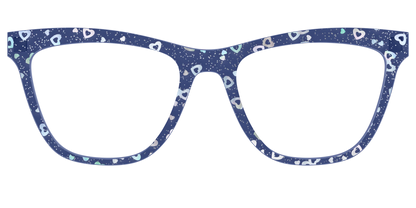 The Denim Heart Glitter Crystal