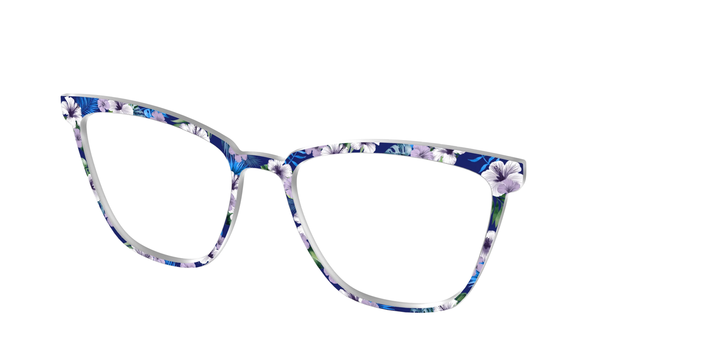 The Tropical Blue Blossoms