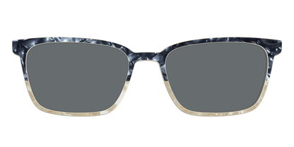The Polarized Navy to Taupe Pearl Split Sun Top