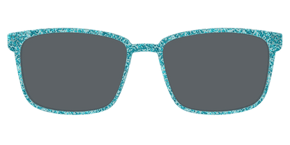 The Polarized Aquamarine Sparkle Sun Top