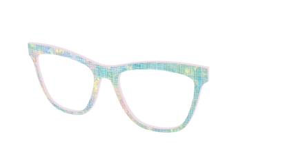 The Pastel Gradient with Holographic Hatching