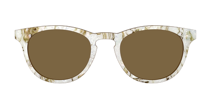 The Polarized Ivory Sand Pearl Shell Sun Top