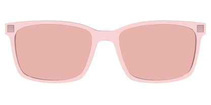 The Pink Crystal With Coral Pink Lens