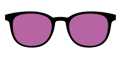 The Black with Violet Golf Lens