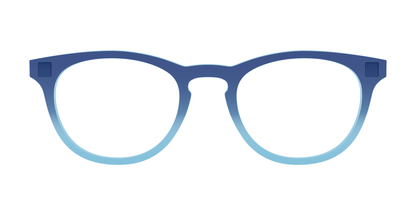 The Indigo to Sky Blue Gradient Crystal