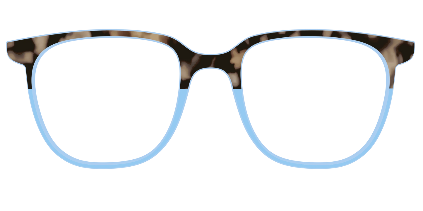 The Denim Tortoise Crystal Split