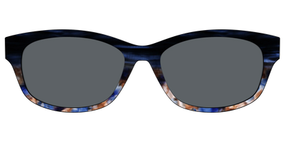 The Polarized Blue Horn Tortoise Sun Top