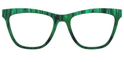 The Emerald Moire Stripes