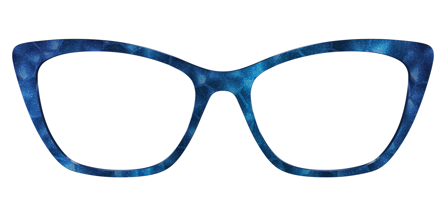 The Shimmering Cobalt Hexagons