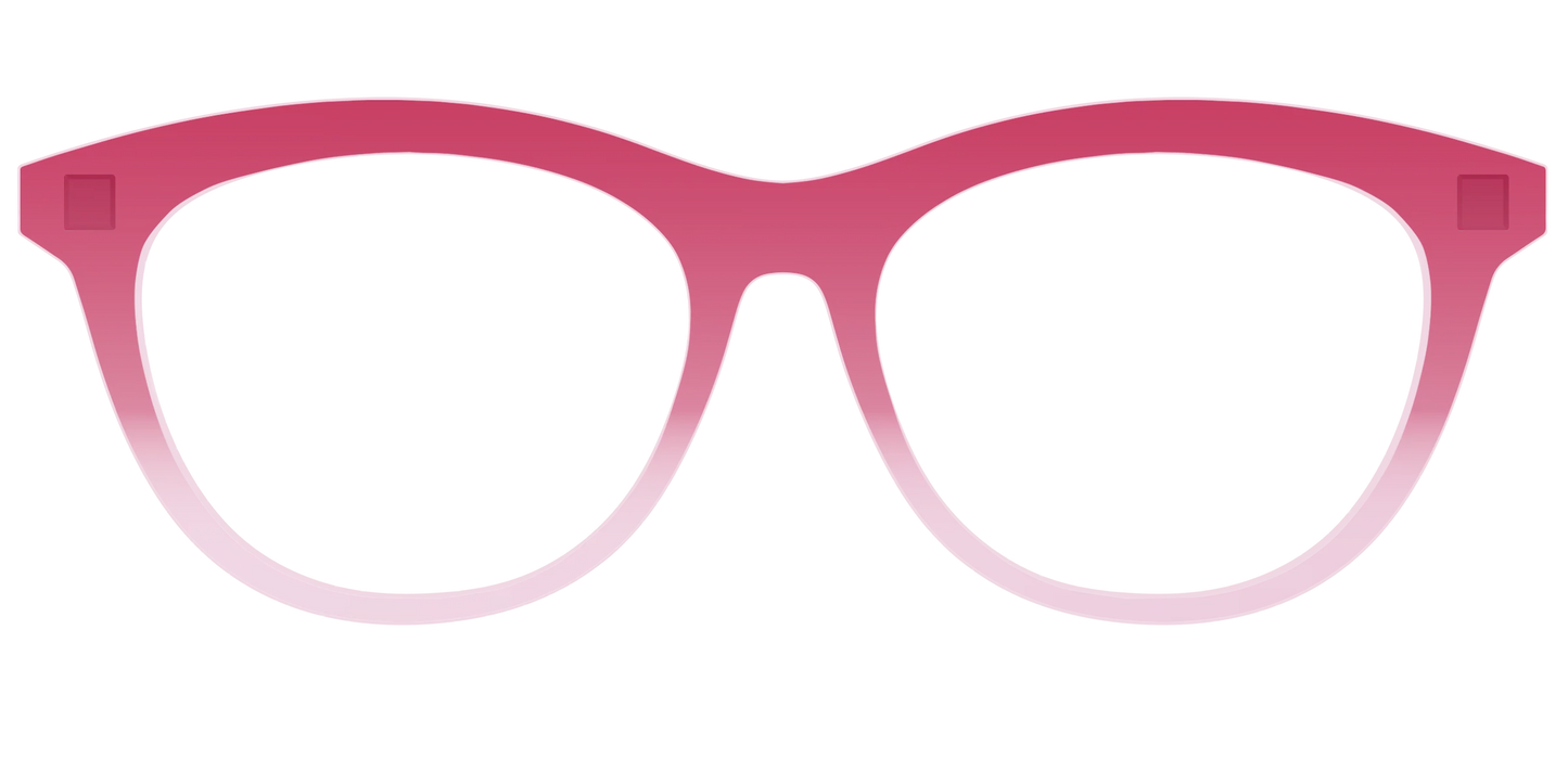 The Flamingo to Blush Gradient Crystal