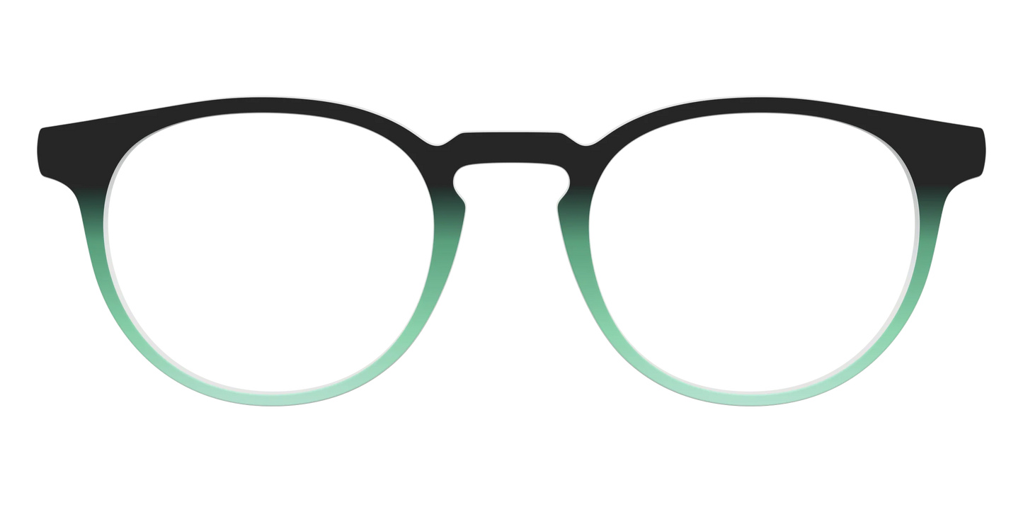 The Black to Spearmint Gradient