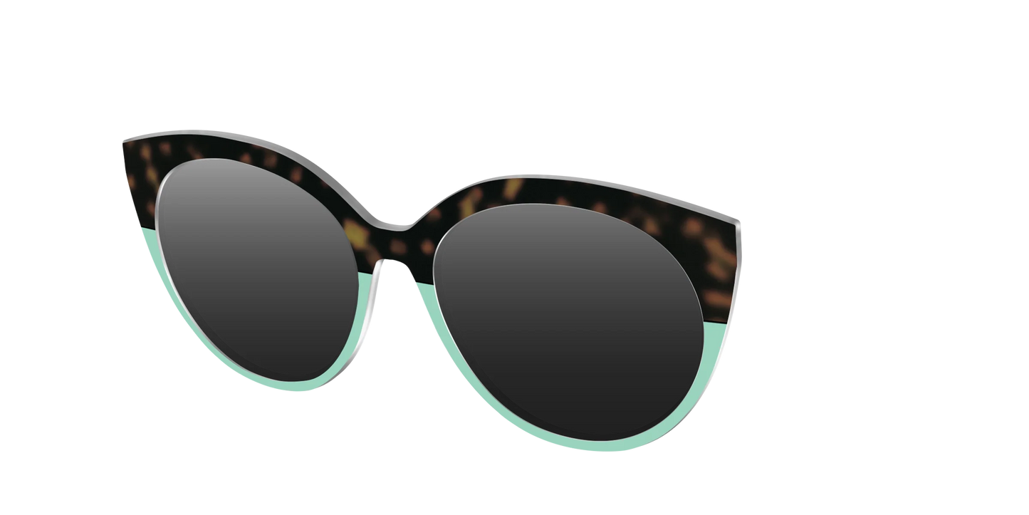 The Polarized Matcha Split Sun Top