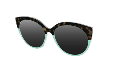 The Polarized Matcha Split Sun Top