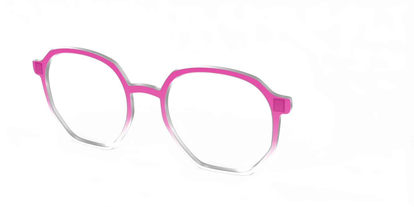 The Magenta Gradient Crystal