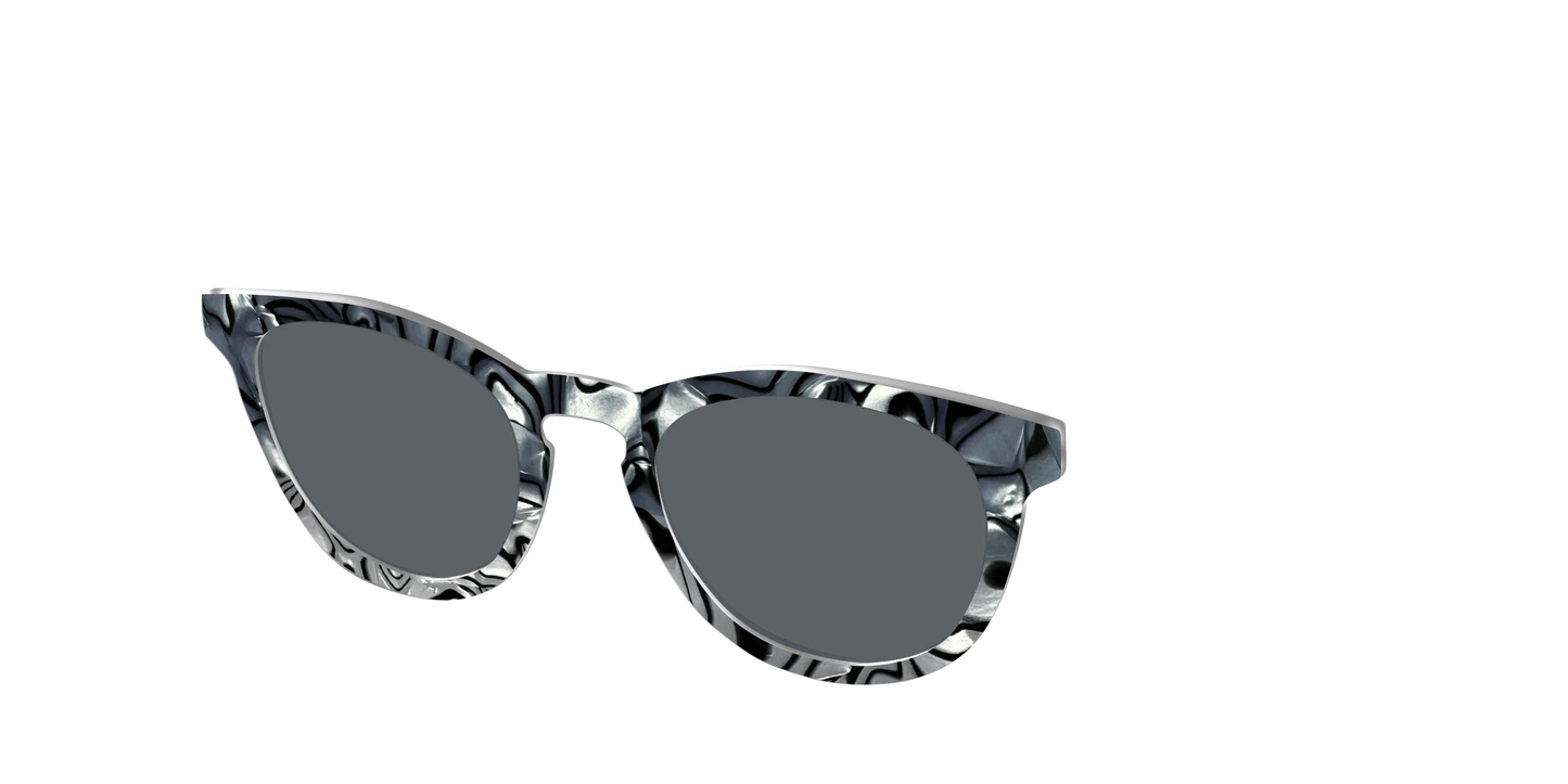 The Polarized Zebra Pearl Split Sun Top