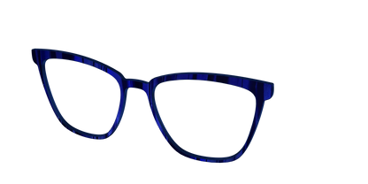 The Indigo Moire Stripes