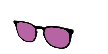 The Black with Violet Golf Lens