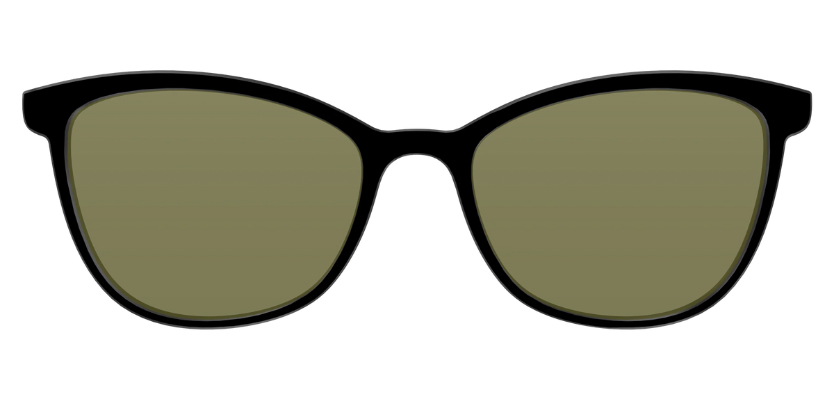 The Black with Green Racquet Sport Lens